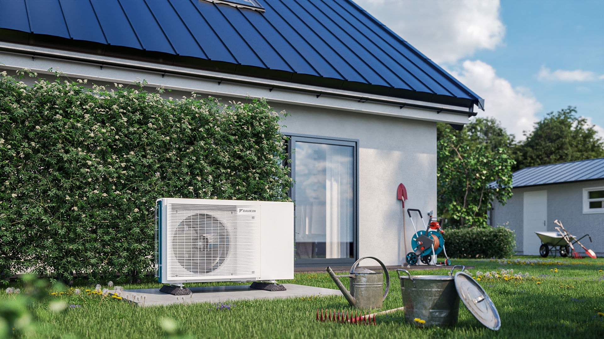 Instalație Daikin în exterior